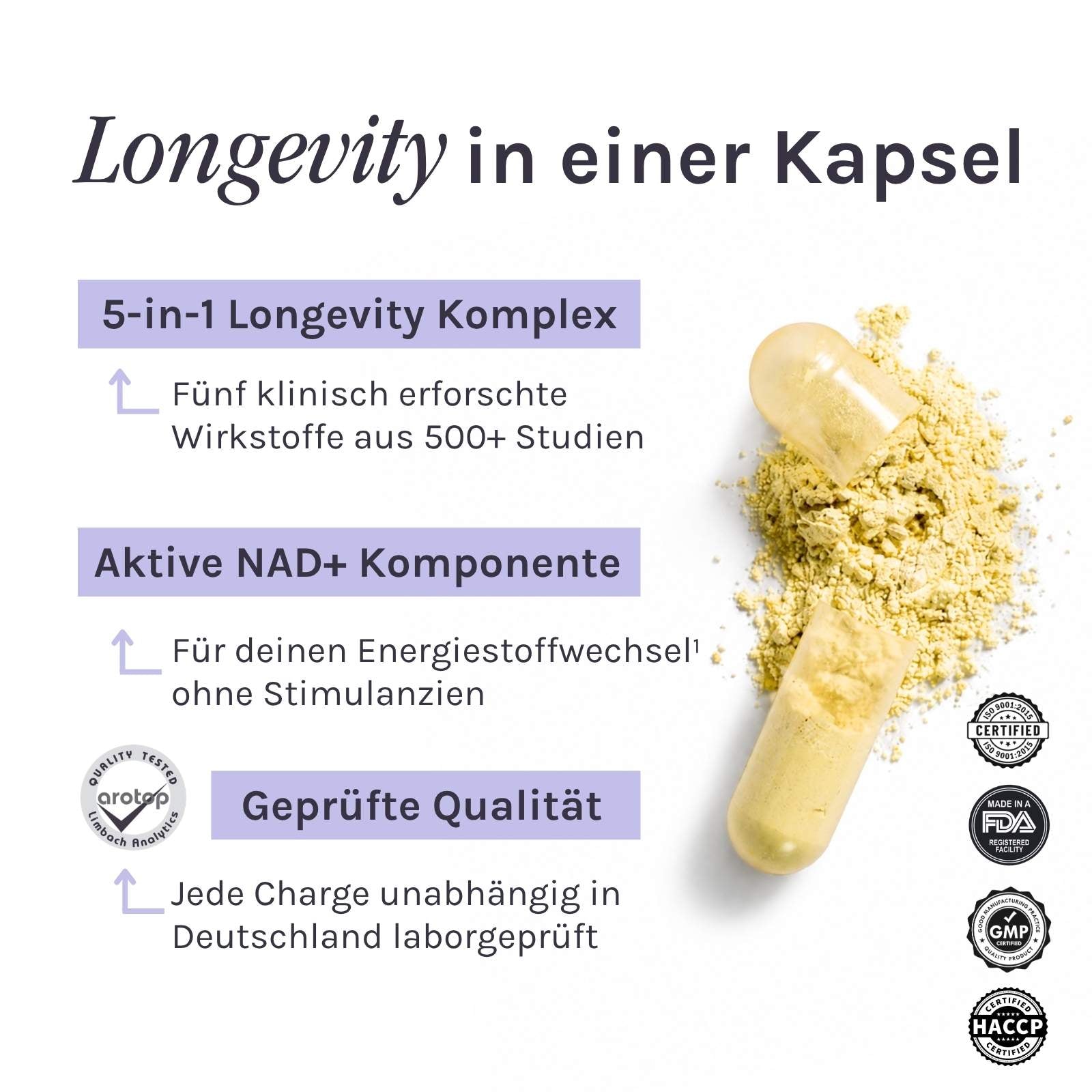 REVIVE 60 Kapseln Never Age Nutrition