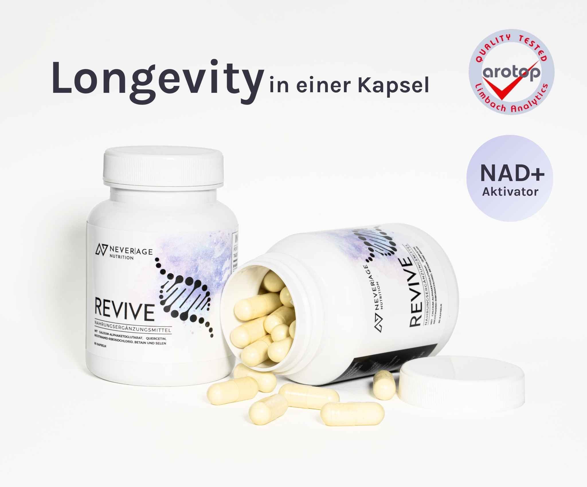 REVIVE Longevity Komplex Supplement Produktbild