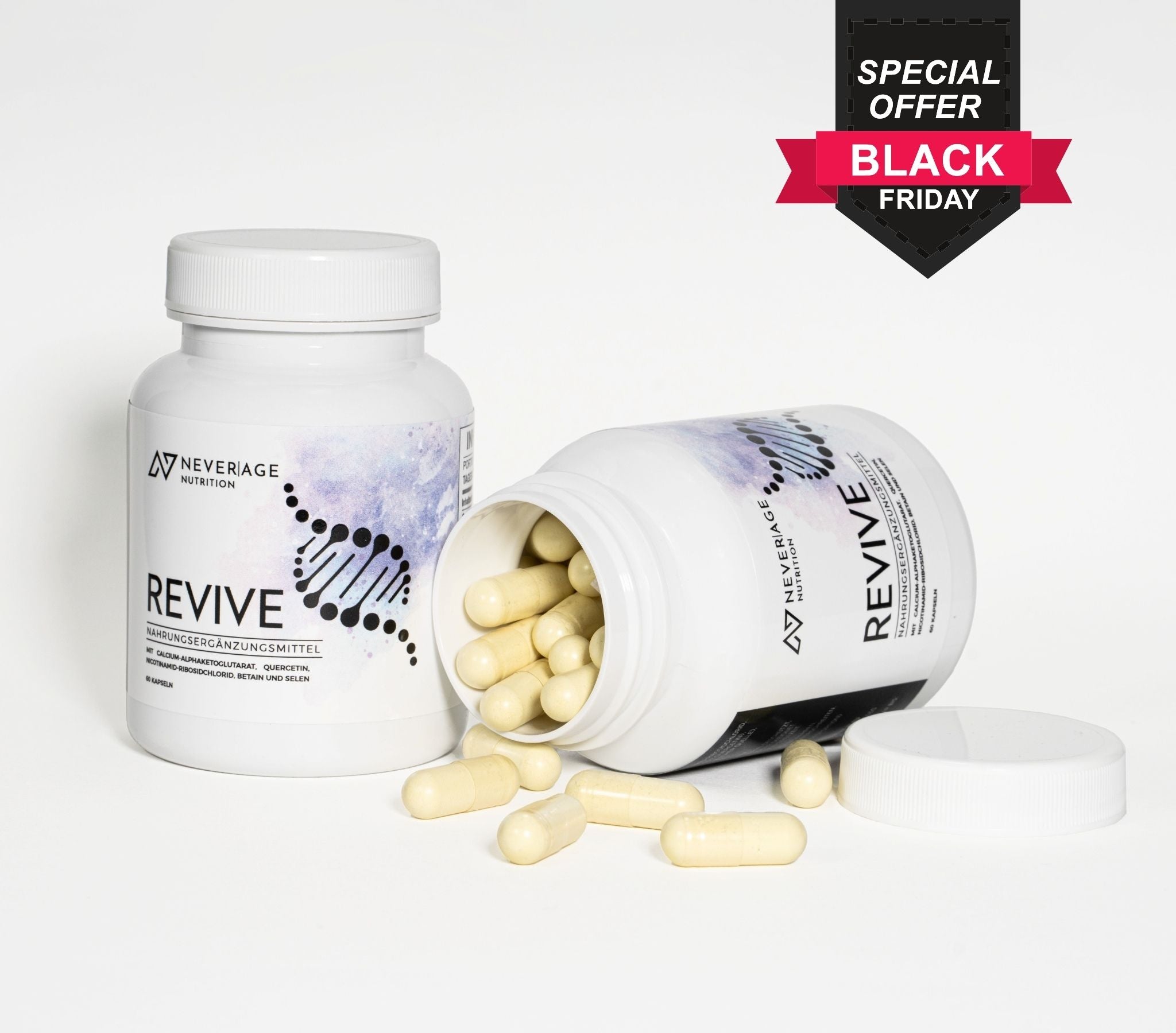 Never Age Nutrition Longevity Supplement Black Friday