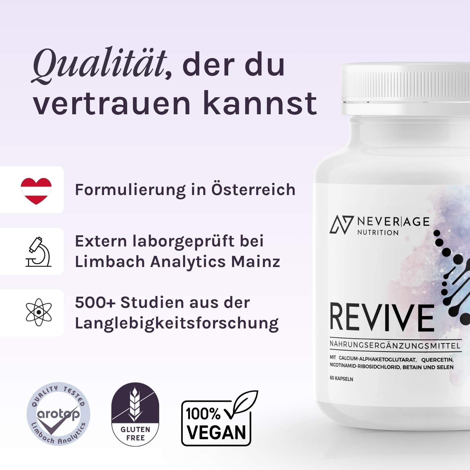REVIVE 60 Kapseln Never Age Nutrition