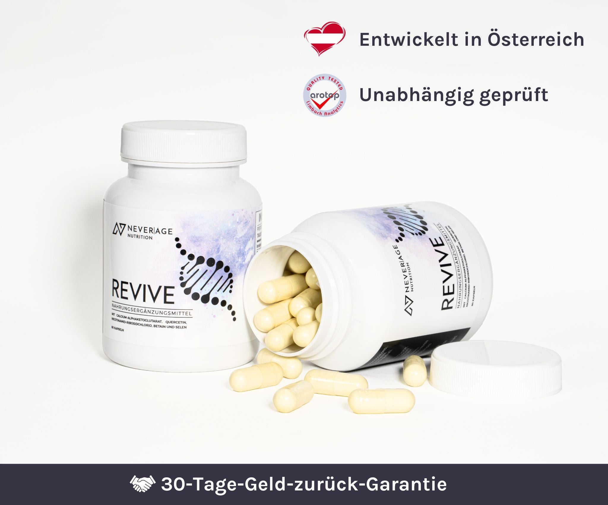 REVIVE Longevity Nahrungsergänzung Supplement Produktbild